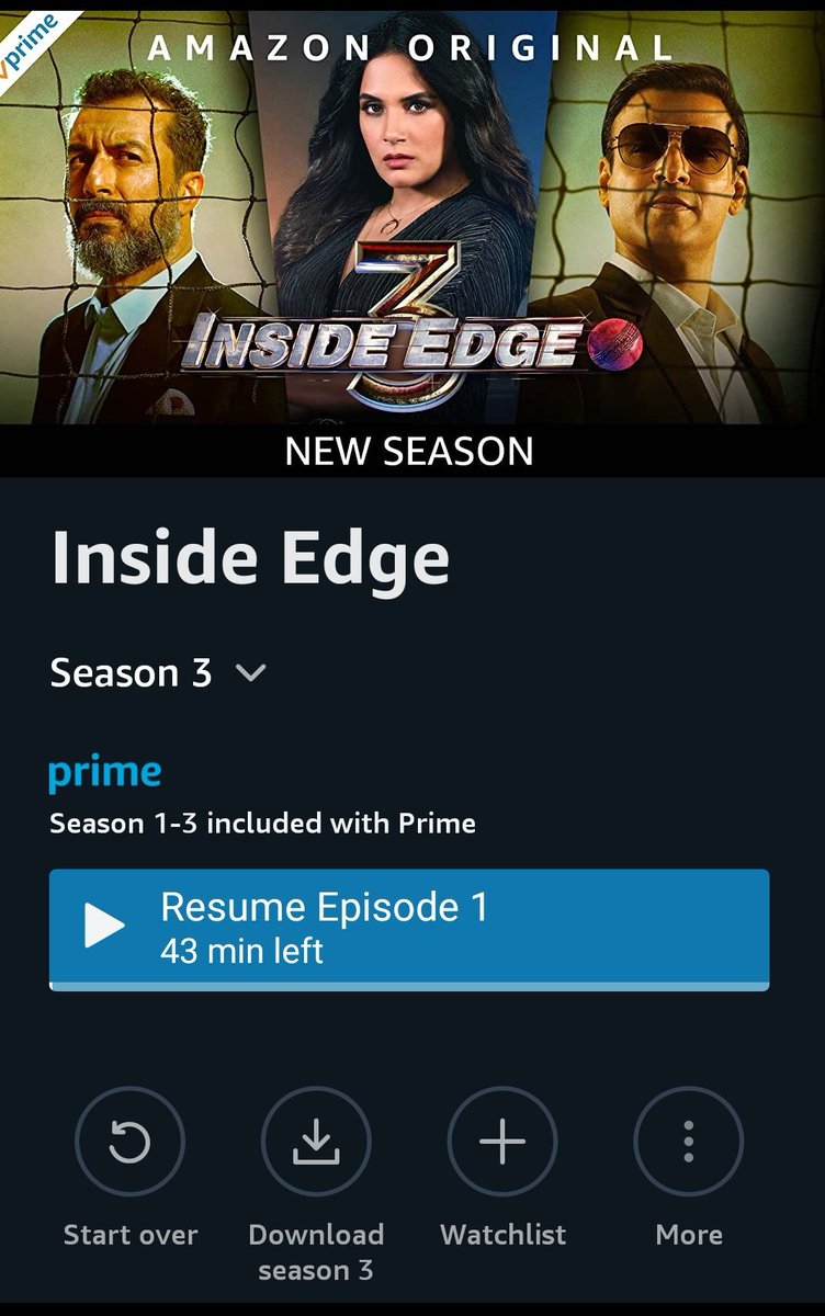 Saireddi77's tweet photo. When will available  #InsideEdge3 in Telugu @PrimeVideoIN @amazon https://t.co/EYClmf93ju