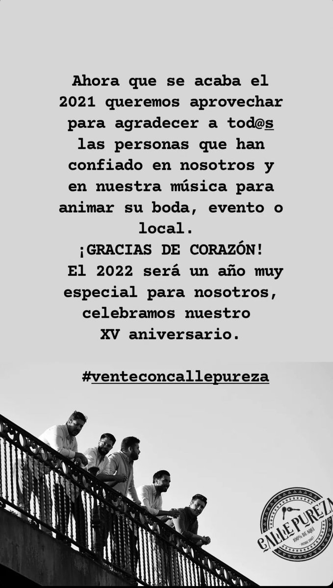 Feliz 2022!! #venteconCallePureza