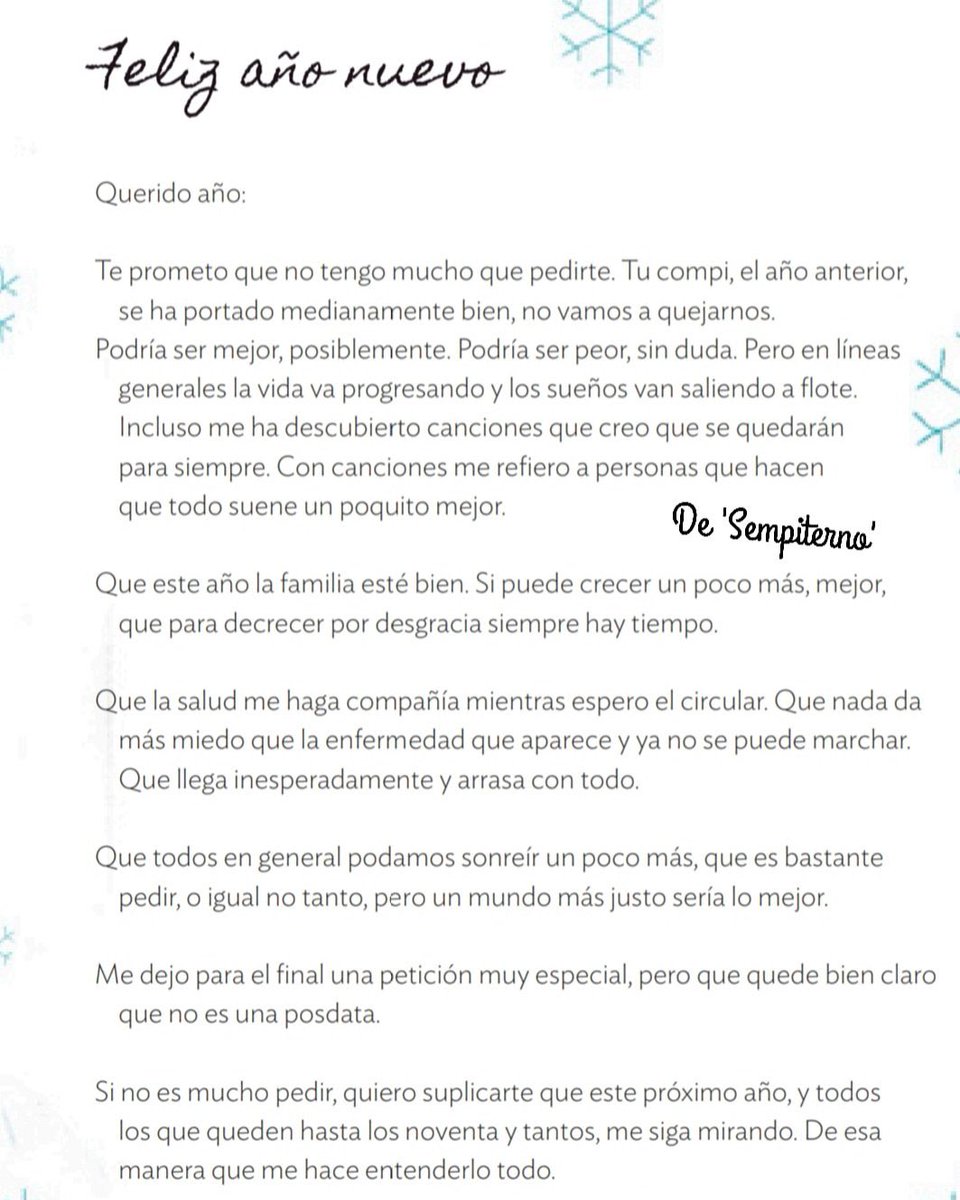 Feliz año nuevo.