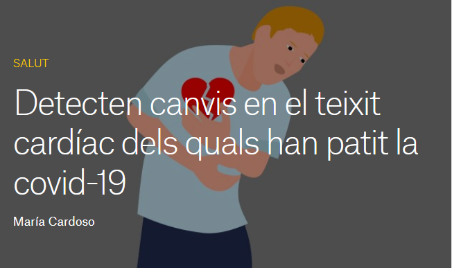 jbadia16's tweet photo. "Detecten canvis en el teixit cardíac dels quals han patit la covid-19"
Ho enteneu? Jo tampoc.
Havia de dir: "Detecten canvis en el teixit cardíac DELS QUI han patit la covid-19" (o bé ...DELS QUE han...) https://t.co/nvh93mkFQ8