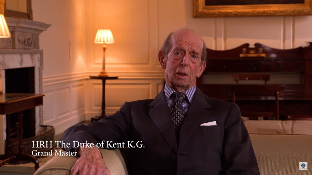 HRH The Duke of Kent, Grand Master of the United Grand Lodge of England sends this message to Brethren and Companions at home and overseas, and wishes you and your families a very Happy New Year. 

▶️ Watch the full video here: youtu.be/NtOenZFGDMI 

#Freemasons