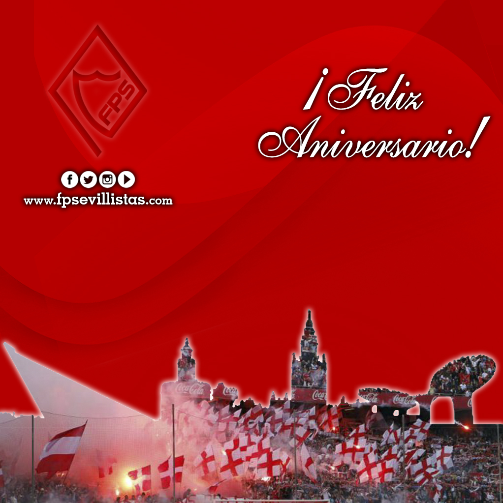 fpsevillistas's tweet photo. La #FPSevillistas quiere felicitar a la Peña Sevillista @NervionDrunkers, que hoy cumplen 6 años.
♦¡𝕄𝕦𝕔𝕙𝕒𝕤 𝔽𝕖𝕝𝕚𝕔𝕚𝕕𝕒𝕕𝕖𝕤!♦
#AniversarioPeñaSevillista #FPS #SFC #SevillaFC #Nervion #Sevilla #Andalucia #España https://t.co/pkuNBiqFFF