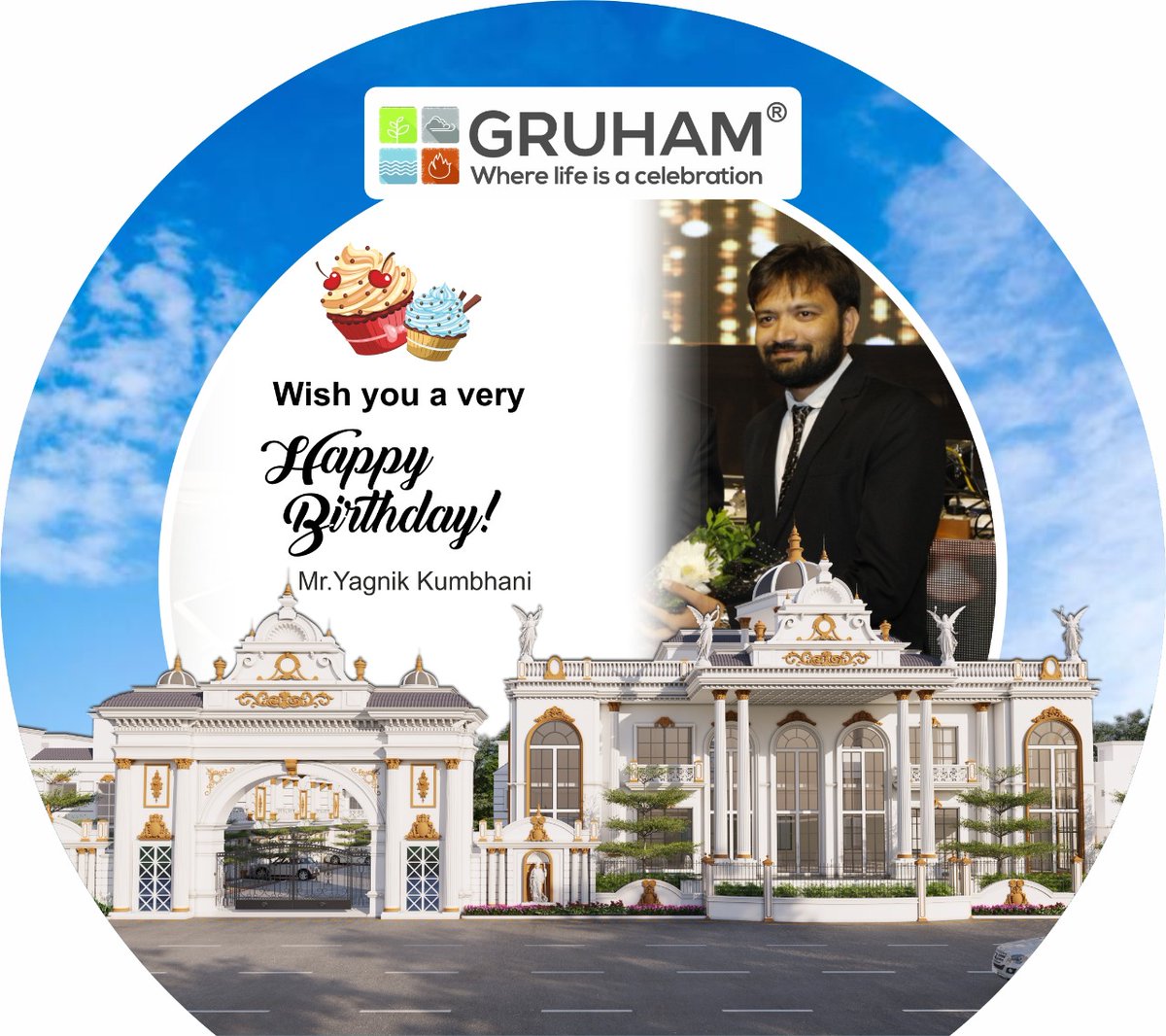 GruhamDevelope's tweet photo. Gruham Family wishes you a day filled with happiness and a year filled with joy. Happy birthday Mr. Yagnik Kumbhani
#birthday #GruhamDevelopers #happybirthday #party #cake #birthdaycake #wedding #happy #birthdayparty https://t.co/Yu9ExZY5tC