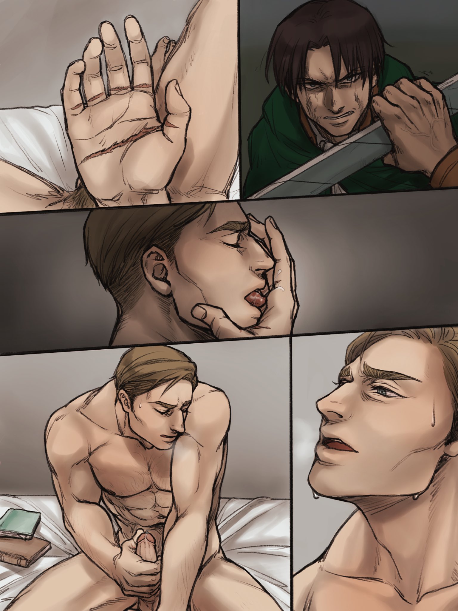 Attack On Titan Gay Porn - Erwin X Levi Attack On Titan Gay Porn | Sex Pictures Pass