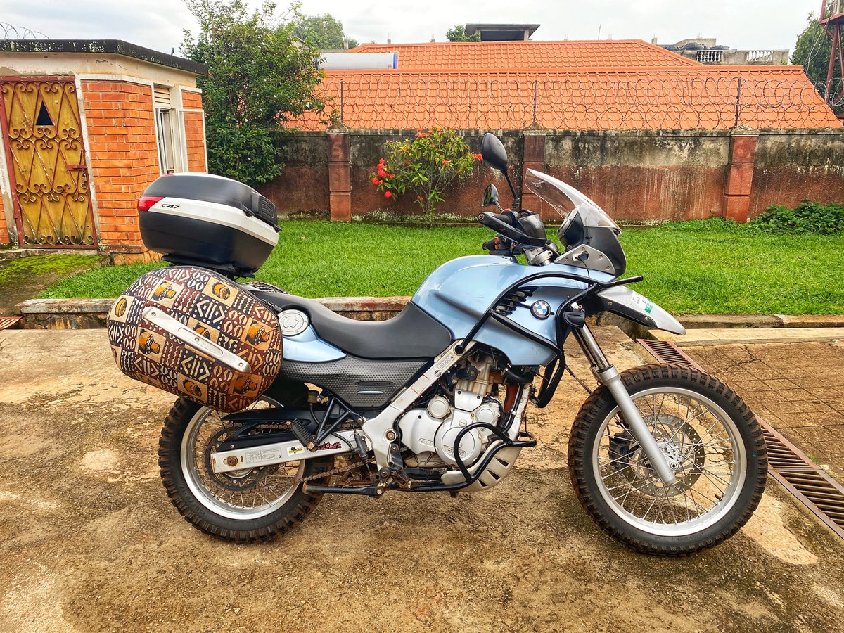 AnitaKomukama's tweet photo. The Mountains, Adventures, new experiences, new faces; are calling… We are ready!!! 
@MtSlayersUg @BikersUganda 
#RubberSideDown #F650GS #MakeLifeARide #HappyNewYear #AKRides #GodReigns https://t.co/2vYG0ypAhS