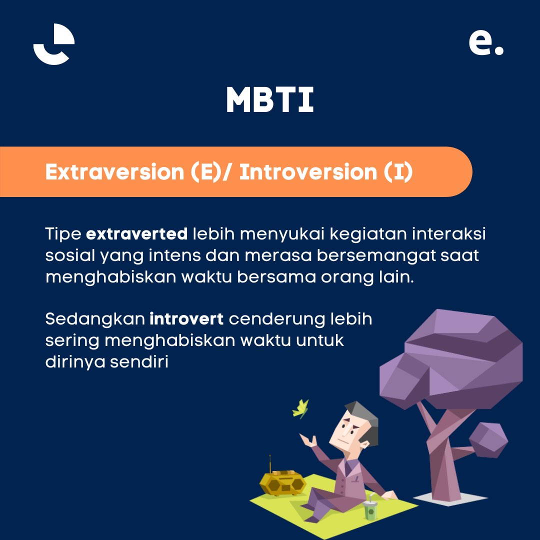 einsession's tweet photo. Siapa sih yang gak tau MBTI dan DISC test? Dengan dua test ini, kamu bisa mengetahui bagaimana kepribadian dan perilaku kamu lho!
Terus apa ya perbedaannya? Bagaimana sih hasil nilainya?
Langsung cek postingan ini guys!
#NgertiDuniaKerja #selfpotential https://t.co/q5ZsjyrlAU