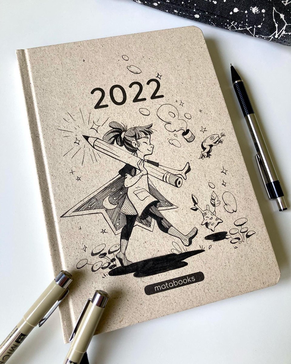 Dyru_jk's tweet photo. Happy new planner day!✨
#planner2022 #coverart #matabooks https://t.co/J8j5TWXCT7