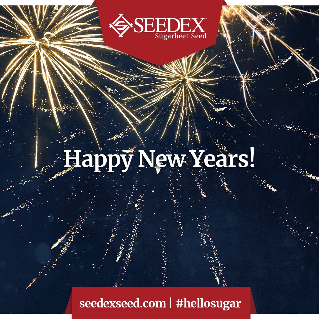 SeedexSeed's tweet photo. Happy New Year, from all your friends at Seedex. We'll seed you next year...sorry. #HelloSugar #Seedex https://t.co/yRt1HwFZgq