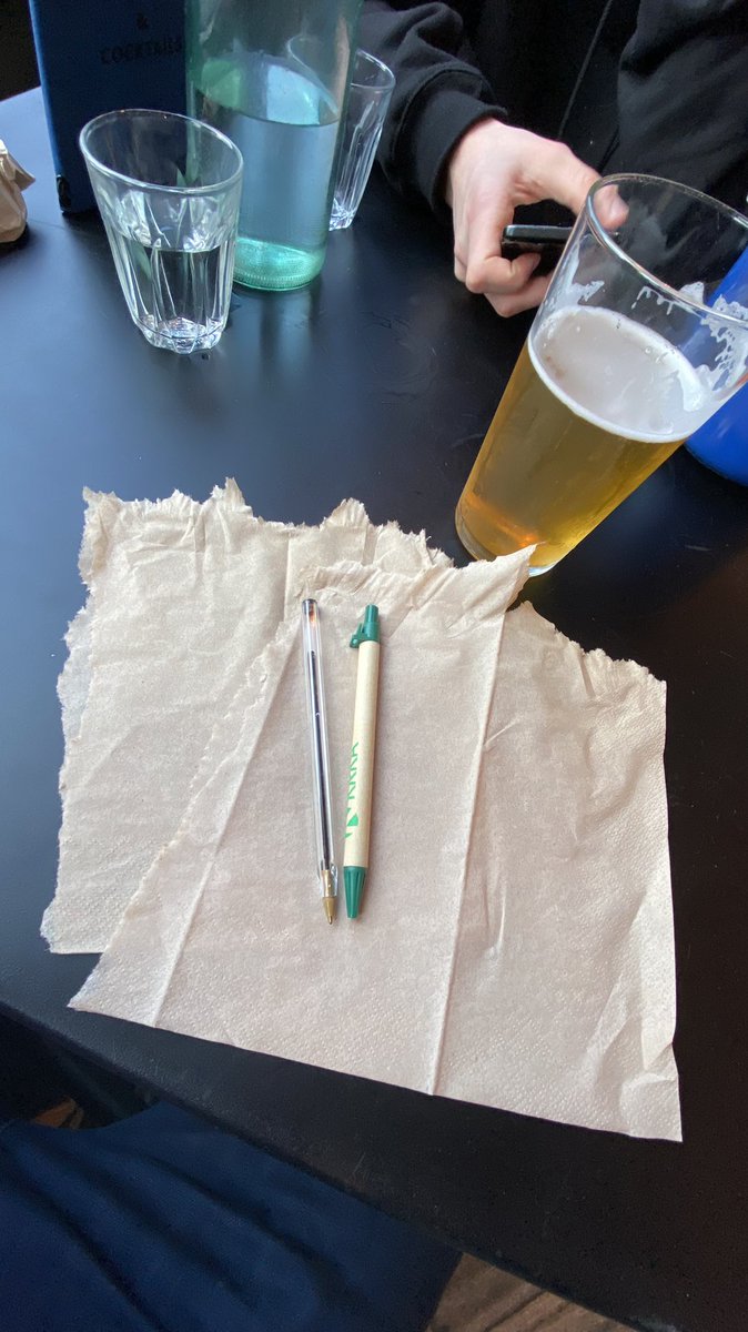 NickCorston's tweet photo. #NewYearResolution

To do #TheJanuaryChallenge with @64M_Artists 

DAY 1: a one line self portrait (all eye brows) on a napkin with son after #NewYears2022 brunch

Let’s #Ignite22 with our creativity https://t.co/S8ZV5WcEzF
