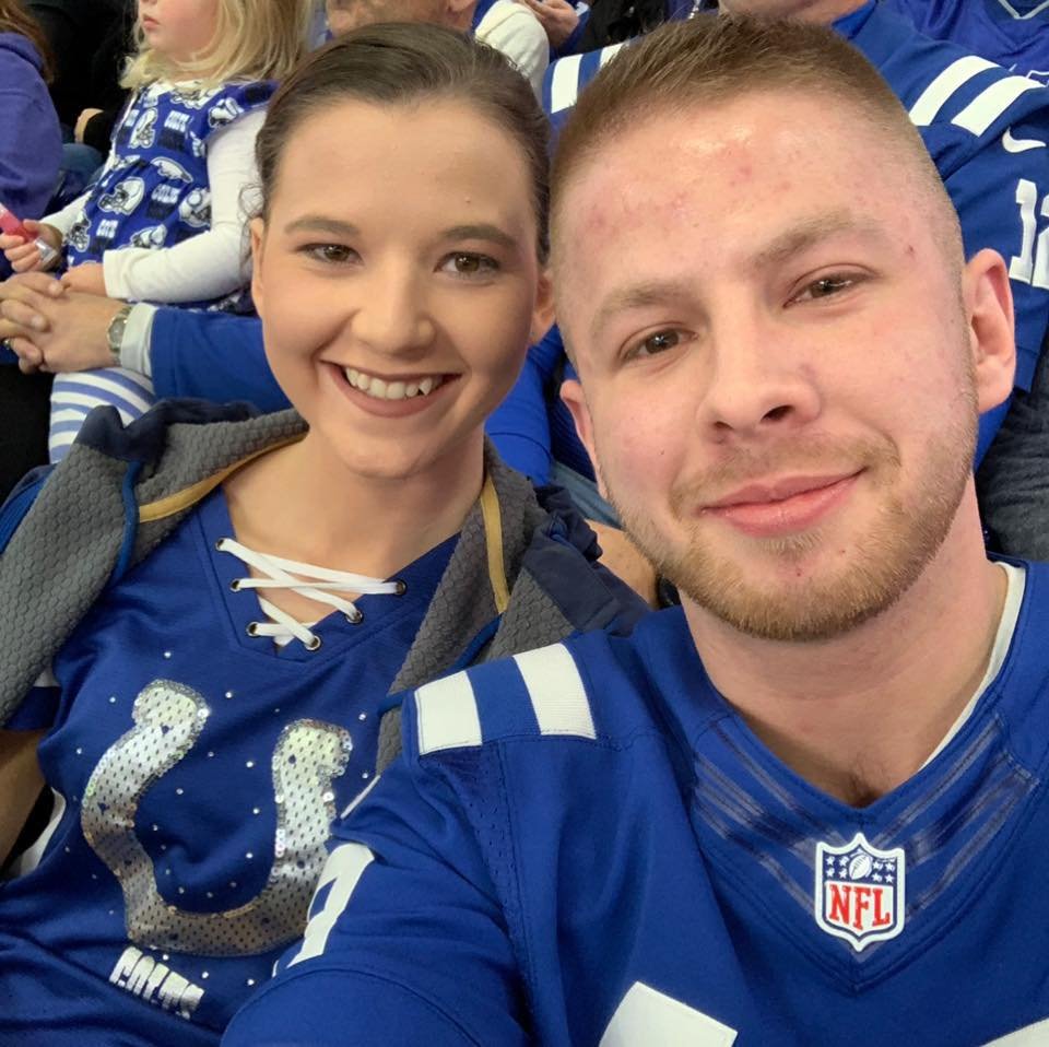 joshudge's tweet photo. @JimIrsay if you are feeling generous this New Years day, my wife and I would love to go see the @Colts take down the Raiders. #ForTheShoe https://t.co/wKhhFemObi