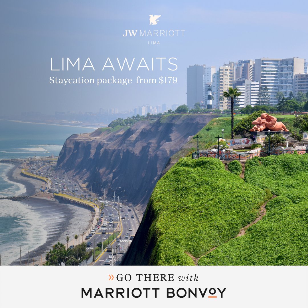 Discover Lima, a destination that offers memorable landscapes and outstanding culinary with our Stayacation package.
Reserve now: marrbnvy.com/6015JIsyd