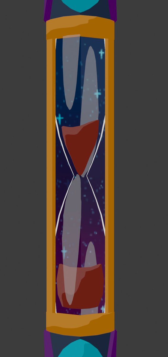 KatjaSwann's tweet photo. Orba's starstaff was modeled as well.  Mostly because I was like how the hell am I going to draw it at the angle I wanted in the picture of Orba and Talus and because I had already modeled one staff, why not another. #b3d #blender3d https://t.co/JrkMmLP6zD