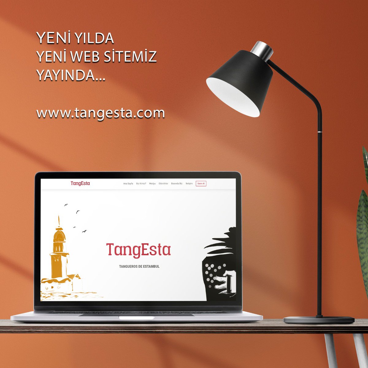 Healthy and happy new year for the whole planet of ours! 🥳 
Our website is available together with the new year!
2022’nin tüm dünyaya önce sağlık ve mutluluk getirmesi dilekleriyle.. 
Hoş gel 2022! 🎈
#TangEsta #Tango 
Thanks to <a href="/engincanberk/">Canberk Engin</a> for the web design 🙏🎈
