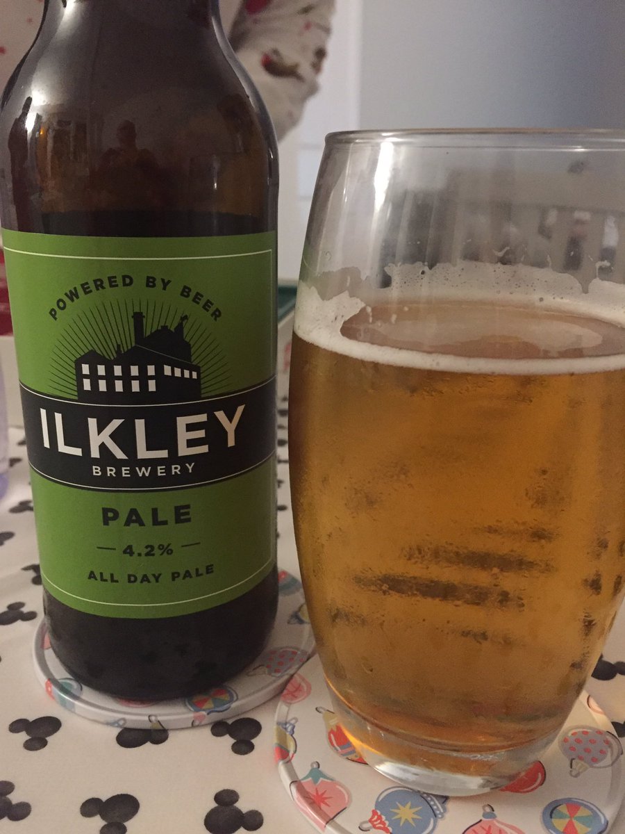 15jjc's tweet photo. Drinking a 4.2% pale ale with notes of kiwi &amp; grapefruit with a dry bitterness at taste from @Ilkleybrewery A decent #PaleAle 

@beeryeti @MrBeerYeti @beerhunter74 @ManvsAle @Polish_Beer @RealBMaxwell https://t.co/aTlVi60qck