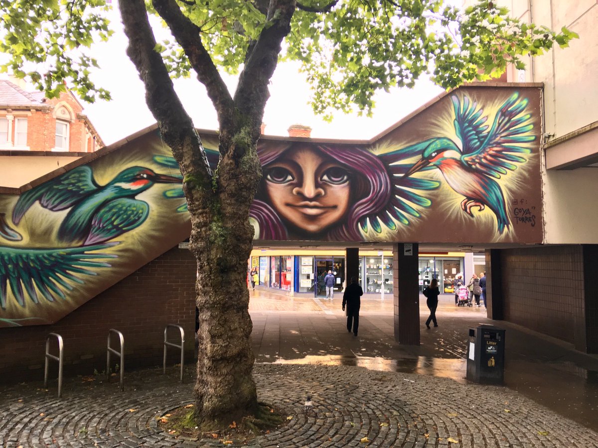 PaulDerekBrown's tweet photo. Street Art from #blackburnopenwalls by ⁦@goyatorres⁩ 
#streetart #photography #myphotography https://t.co/DsPzD6uacM