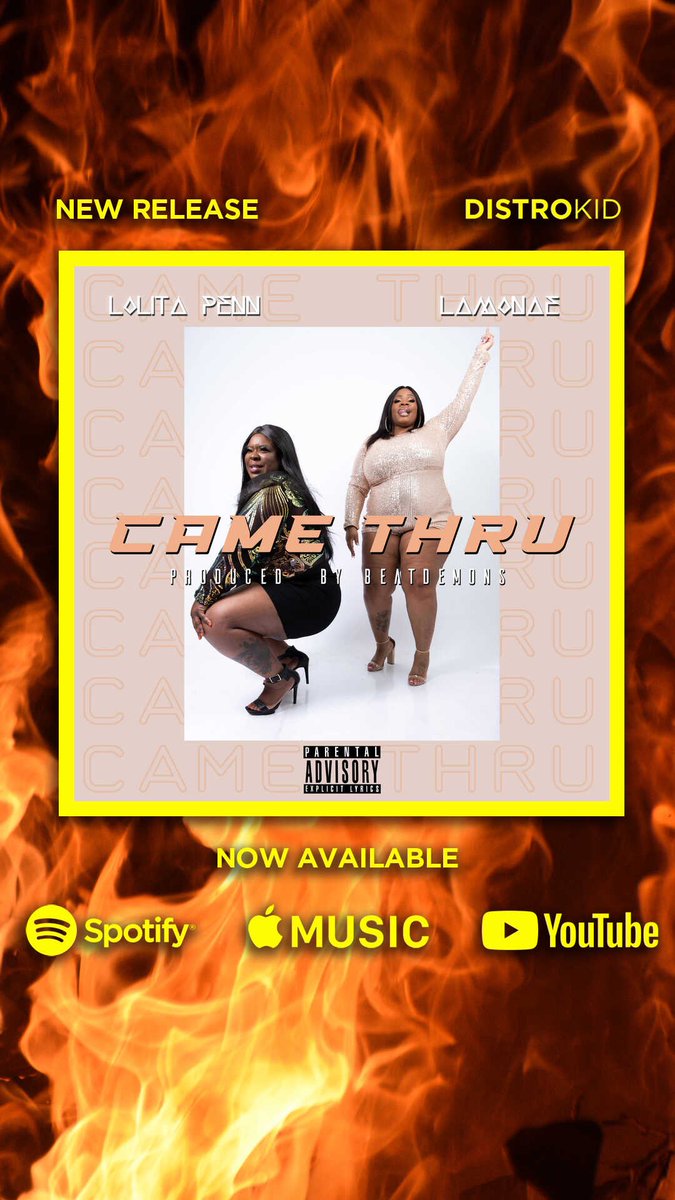 OfficialLamonae's tweet photo. Happy New Year 🥳🥳🥳 New Single & visual is out Now‼️‼️ “Came Thru” w/ @lolita_penn_ @beatdemons 🤞🏾🤞🏾🤞🏾 Let’s just say we didn’t come to play ❤️❤️❤️ #Lamonae #LolitaPenn #CameThru #BeatDemons #LinkinBio https://t.co/odrjHdJlcm