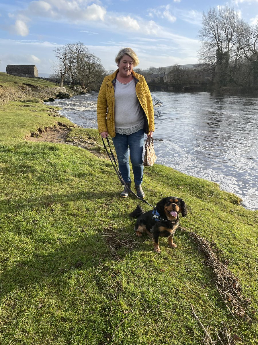 CavMaxi's tweet photo. Starting the New Year with a #cheekyonenighter in the Dales today 🌿 ☀️ 💦 This is me at Linton Falls, pretty rapid this afternoon so had to go upstream for a calmer spot #watermaxi  #ridetherapids https://t.co/LJibHCYNBU