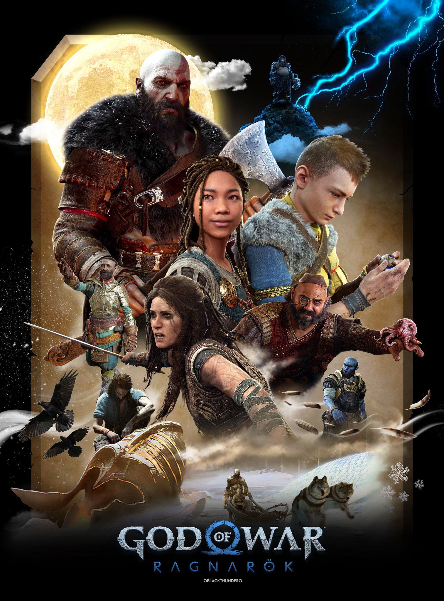 Black Thunder ⚡️ on X: God of War V⚡ Ragnarok is Coming #GodofWar  #RagnarokIsComing #PS5  / X
