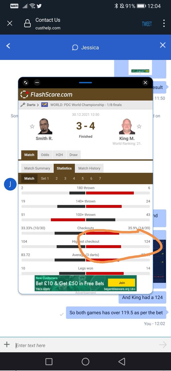 StuartGayle88's tweet photo. @WilliamHill @WillHillHelp can you please sort this out? Its a winning bet https://t.co/0CX1gmy3qC