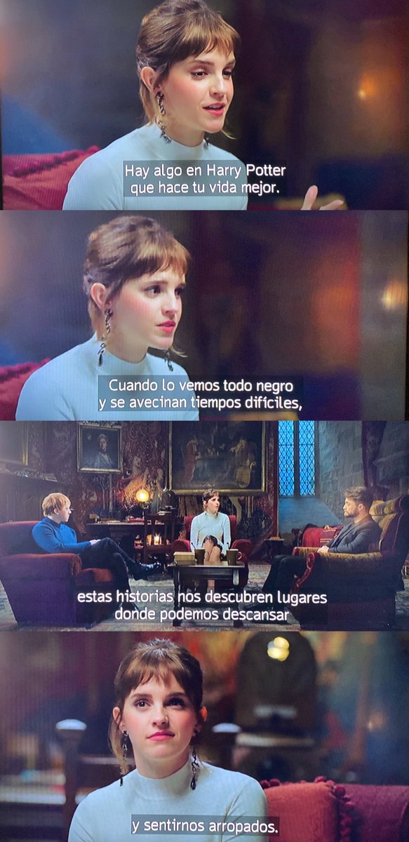 rvvxnx's tweet photo. Emma Watson no ha podido representar mejor  a toda la comunidad Potterhead en sus palabras #HarryPotter20thAnniversary #ReturnToHogwarts https://t.co/mFMhiIZtez