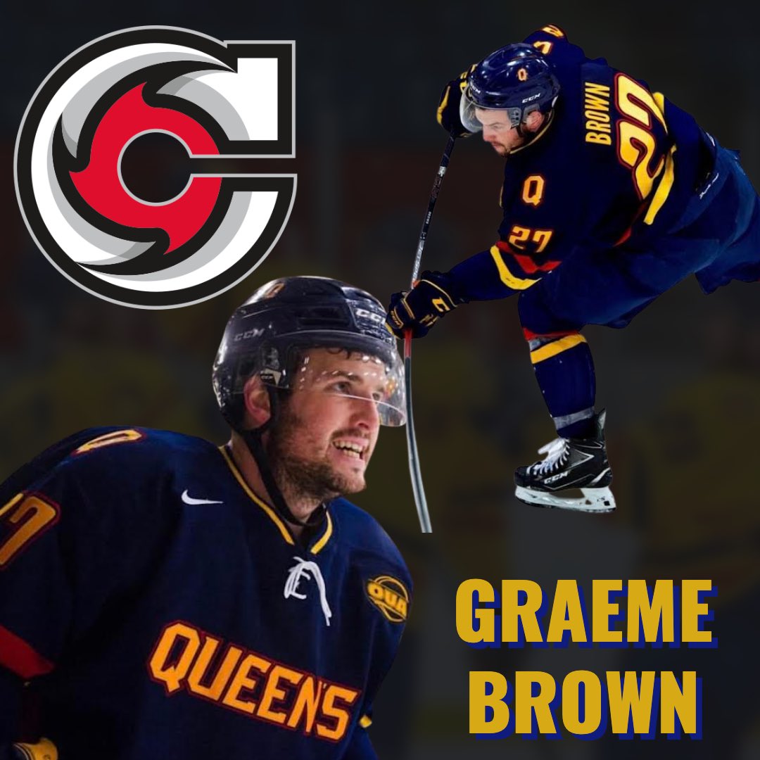 QueensMHockey's tweet photo. We kick off 2022 with some bittersweet news. Defenseman @graemebrown4 has signed with the @ECHL @CincyCyclones. “Downtown” Brown joined the Gaels in 2016, was on the team for 6 years and joining the 100 Game Club and winning the 2019 Queen’s Cup. Thank you for everything Brownie! https://t.co/lB1iEmkkJ9