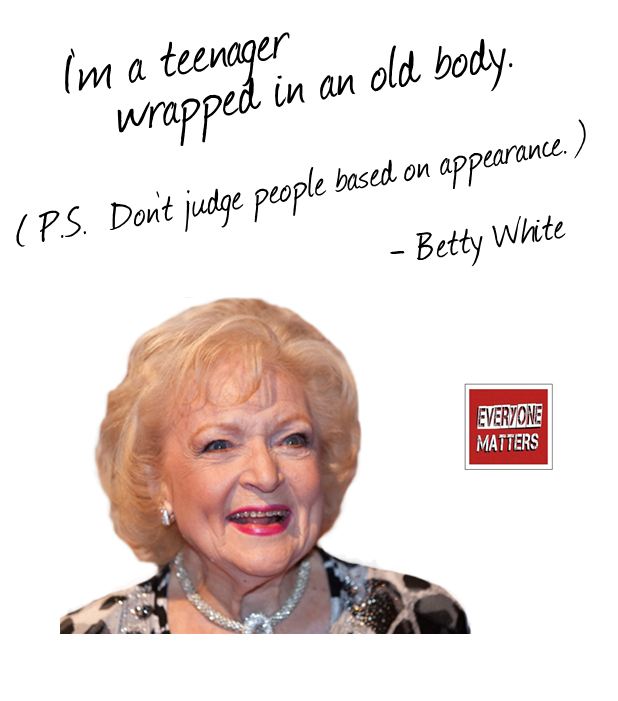 everyonematters's tweet photo. We were proud Betty was one of our Ambassadors.  We featured one of her fabulous quotes.  "I'm a teenager wrapped in an old body." https://t.co/lVqjImagJU
