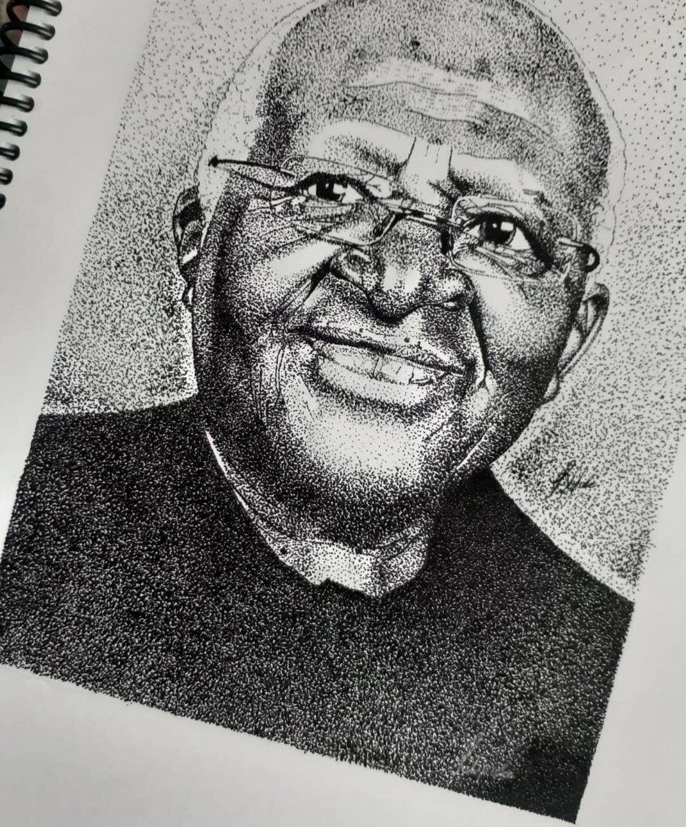 RIP <a href="/TheDesmondTutu/">DesmondTutu Official</a> 
#myart #myartwork