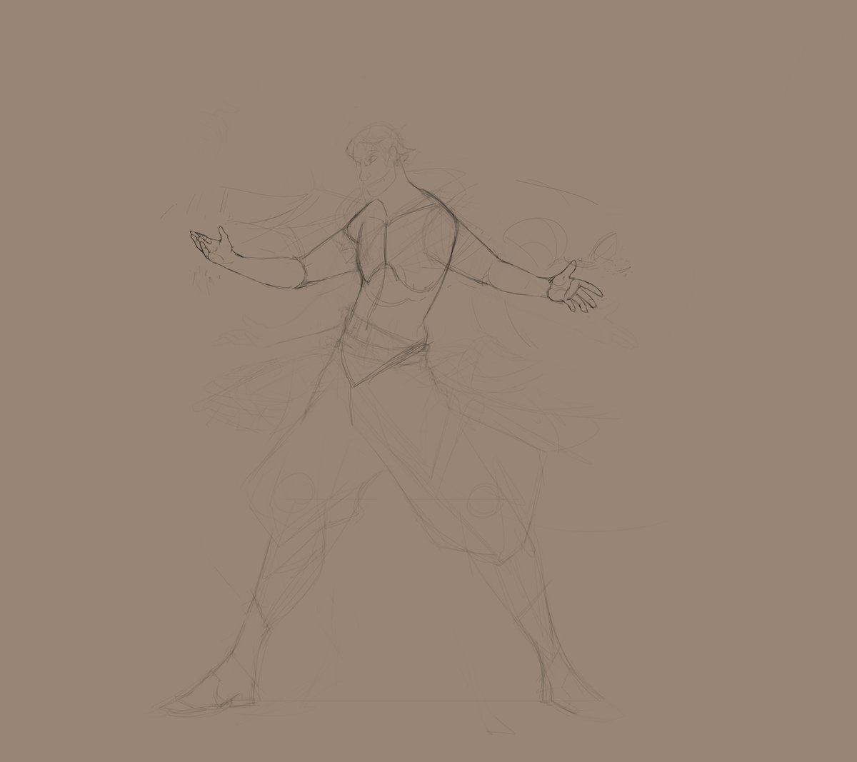 KatjaSwann's tweet photo. Pietro is Dikova and Trevini's future son.  Also I drew him with some of his pokemon team including a mewtwo variant.  More sketches of me trying to figure out what I'm doing. https://t.co/LHzth1eMvn