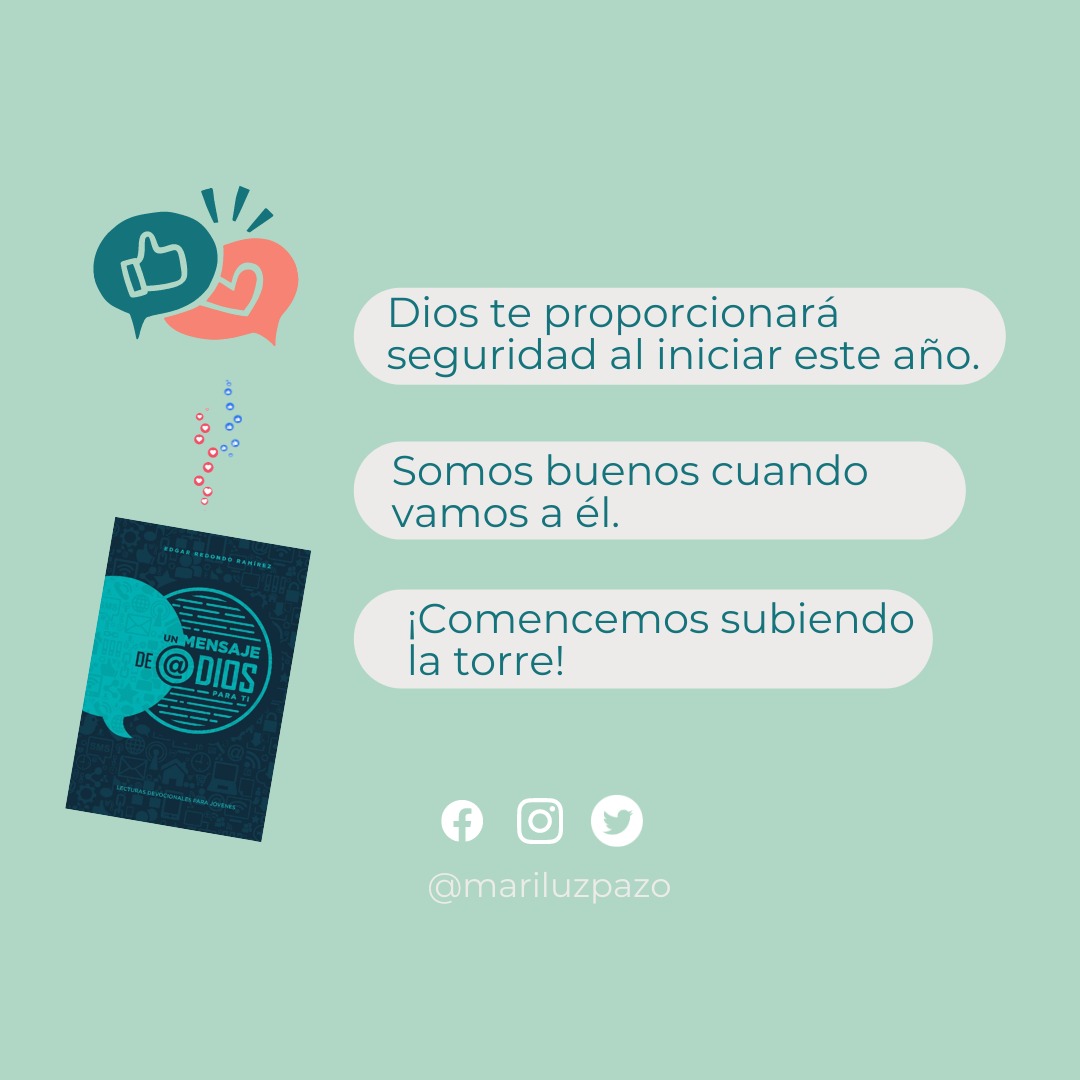 Dios es como una alta torre; hacia el corren los buenos para ponerse a salvo. (Prov. 18:10)

Hoy se despliegan ante nosotros #365days, 8760 horas, 525600 minutos y 31536000 segundos que #Dios pone en nuestras manos como un precioso #regalo. 🎁

Feliz #2022NewYear 🌼

#1Enero