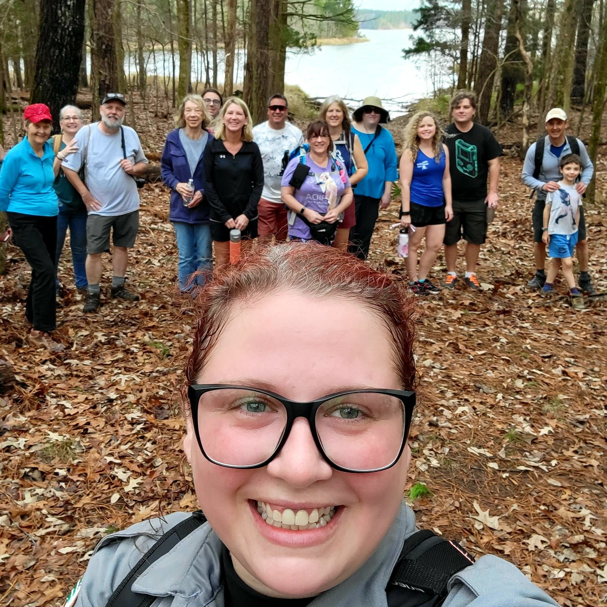 SC_State_Parks's tweet photo. We've got #FirstDayHikes going on all across SC! Here are some photos from an awesome first day hike and scavenger hunt at Hickory Knob with Ranger Jessica! Looks like tons of fun! Share your adventures using #StepsInSCStateParks or #FirstDayHikes! https://t.co/JfF2f4pIkN