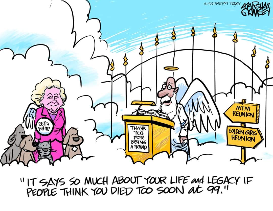 RIP Betty White 😥
📷 <a href="/MarshallRamsey/">Marshall Ramsey ✏️</a>