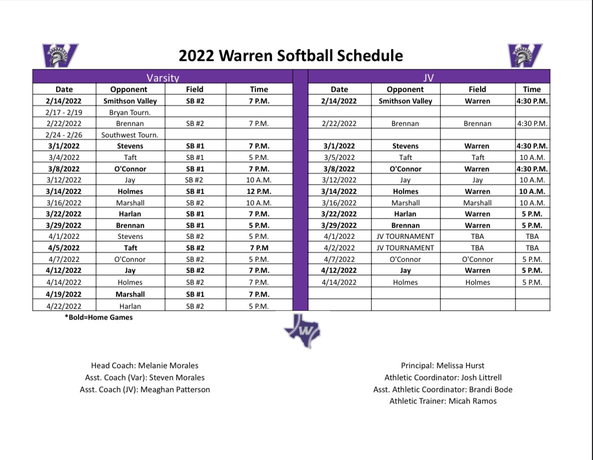 Warren_Softball's tweet photo. Happy New Year!

We are officially in softball month! Can’t wait to get this season started! Hope everyone has a great year 💜🥎 https://t.co/xA2Rrx5BL1