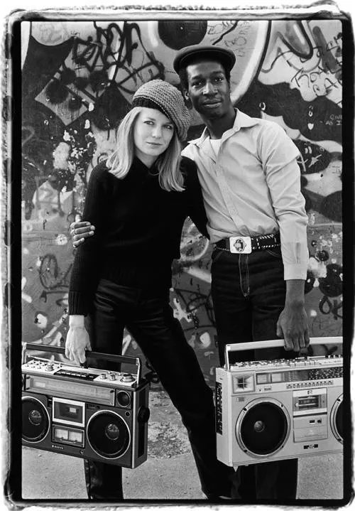 A very happy 64th birthday to Grandmaster Flash. Pictured here with Tina Weymouth in 1981. 