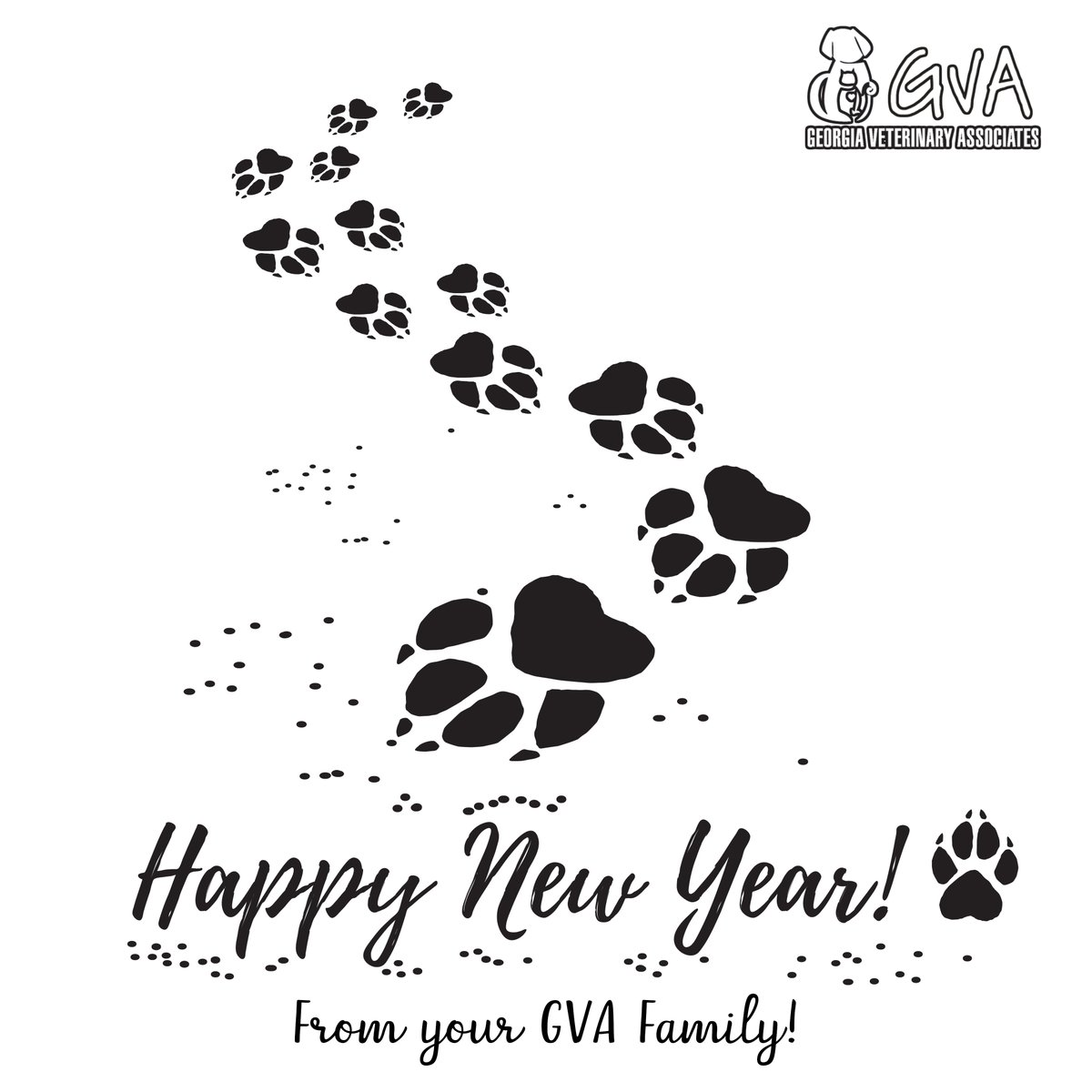 mygavet's tweet photo. As a reminder we are closed today, but if your pet needs immediate care use this link to find the nearest emergency clinic. https://t.co/0MkjkAehMT 
Happy New Year from your GVA family! Tell us your new years resolution in the comments!🎆 https://t.co/oPYsZ8UgjZ