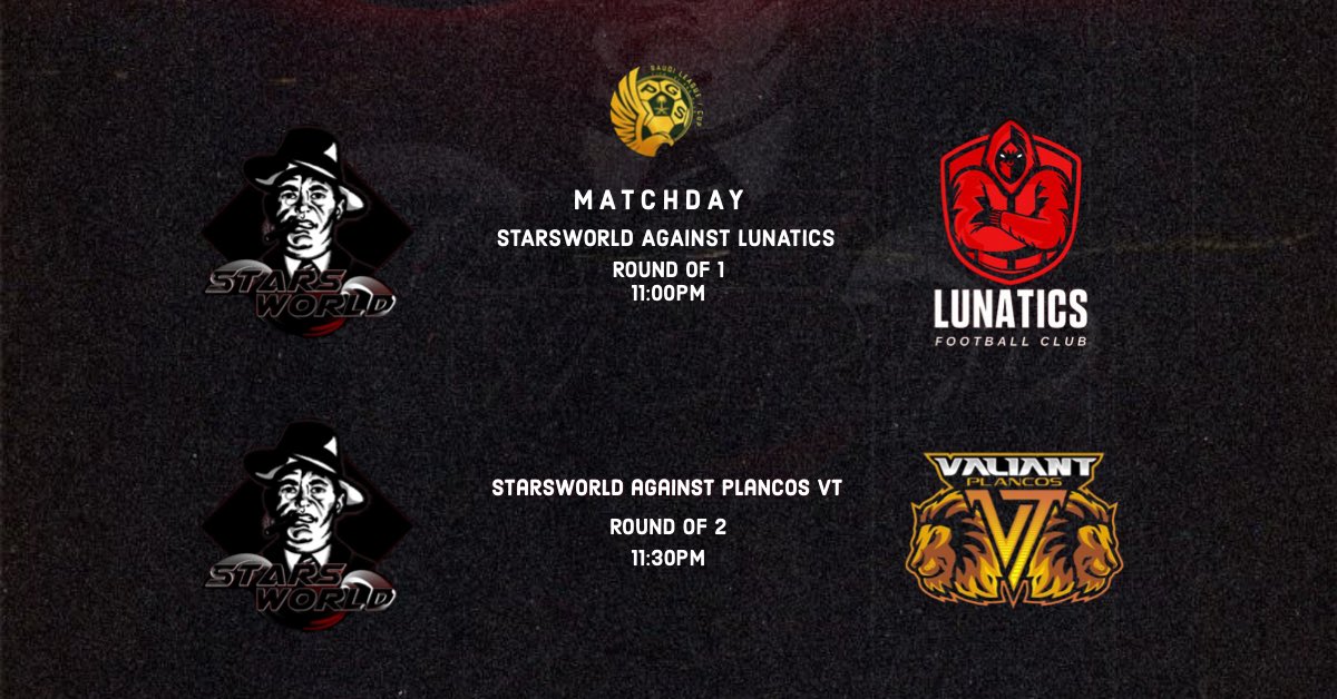 Match Day 🗓
#StarsWorld 
🏆| @PGS_KSA  ⤵️