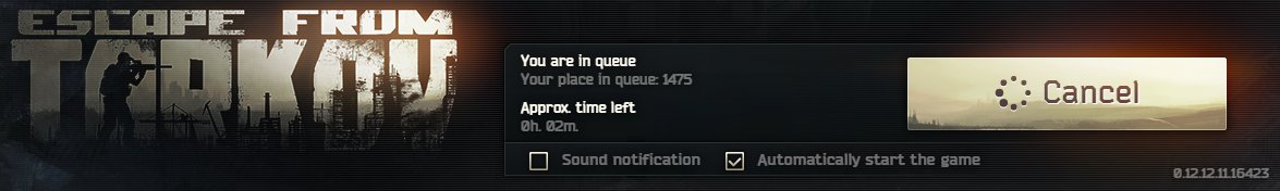 MyGuyNoob's tweet photo. Surprisingly found out Tarkov has a queue system. What's the longest ya gotten so far?
#tarkov #BattleStateGames https://t.co/gKs45eijyj