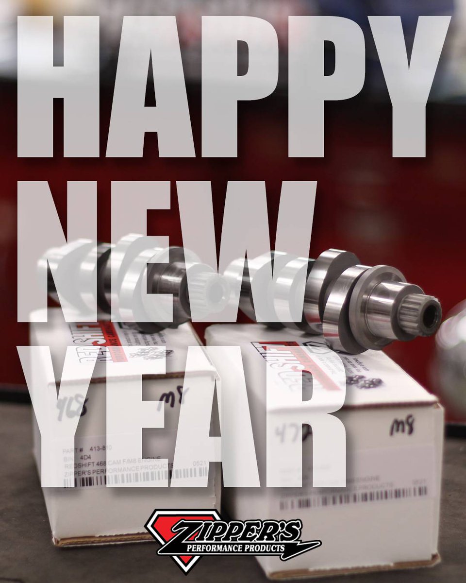 ZippersProducts's tweet photo. Happy New Year from your friends at Zipper's Performance!
May your 2022 be filled with health, torque, and horsepower.
#zippersperformance #redshiftcams #rs468 #rs472 https://t.co/nvjX4StIBj