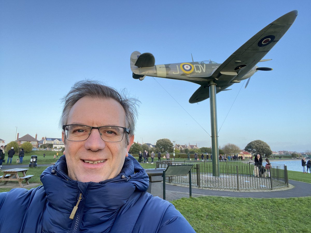 Astleyjp's tweet photo. Happy New Year all. Went to visit the Lytham St Anne’s Spitfire to blow the cobwebs away today. One for @James1940 and all IC!
#WeHaveWays #HNY #markVb https://t.co/rf9qt7uNxr