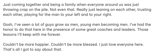 _ZachShaw's tweet photo. Asked captain and former walk-on Andrew Vastardis what he and the seniors take the most pride in from this season. 

"Just coming together and being a family when everyone around us was just throwing crap on the pile."

He got pretty emotional during this full response: https://t.co/kfvWrjgNZO