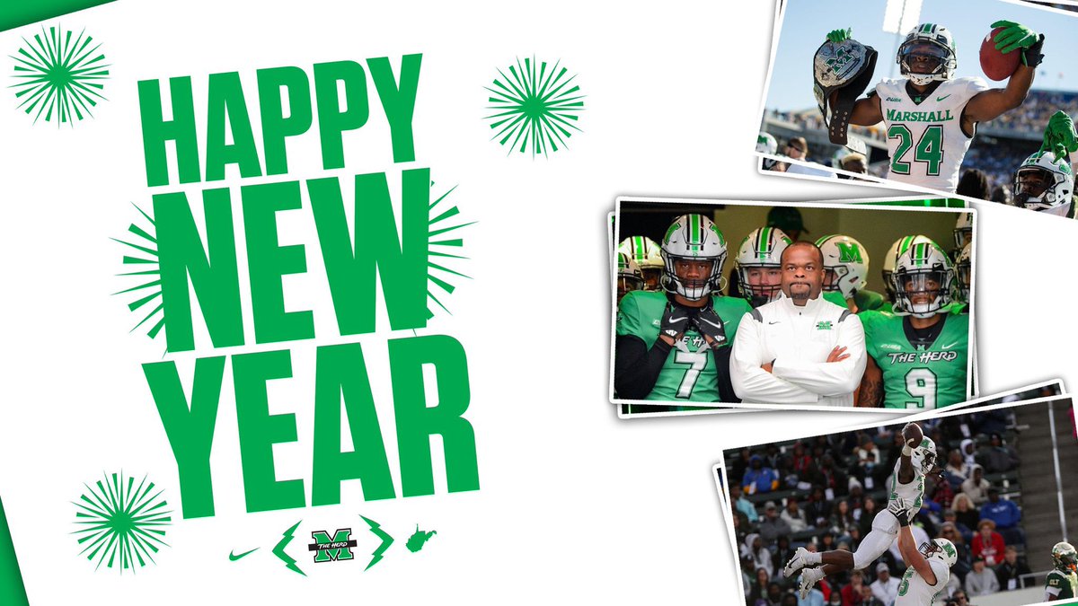 CoachEMorrissey's tweet photo. Happy New Year from @HerdFB  
🎉🎊🏈 https://t.co/ujN8iOpNOx