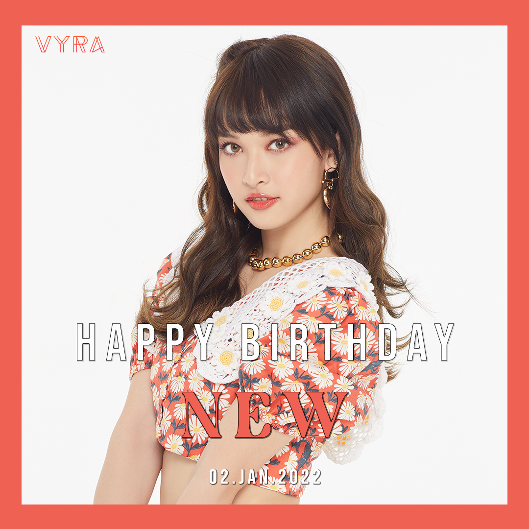 𝐇𝐚𝐩𝐩𝐲 𝐁𝐢𝐫𝐭𝐡𝐝𝐚𝐲 #NewVYRA 💖🎂 
May your birthday be joyful
Drop a comment below to wish on her 19th birthday✨
.
สุขสันต์วันคล้ายวันเกิด #NewVYRA 💖 
ขอให้น่ารักสดใส และเป็นที่รักของพิณทุกคนแบบนี้ตลอดไป 
มาร่วมอวยพรวันเกิดให้น้องนิวกันค่าาา👇
.
#VYRA