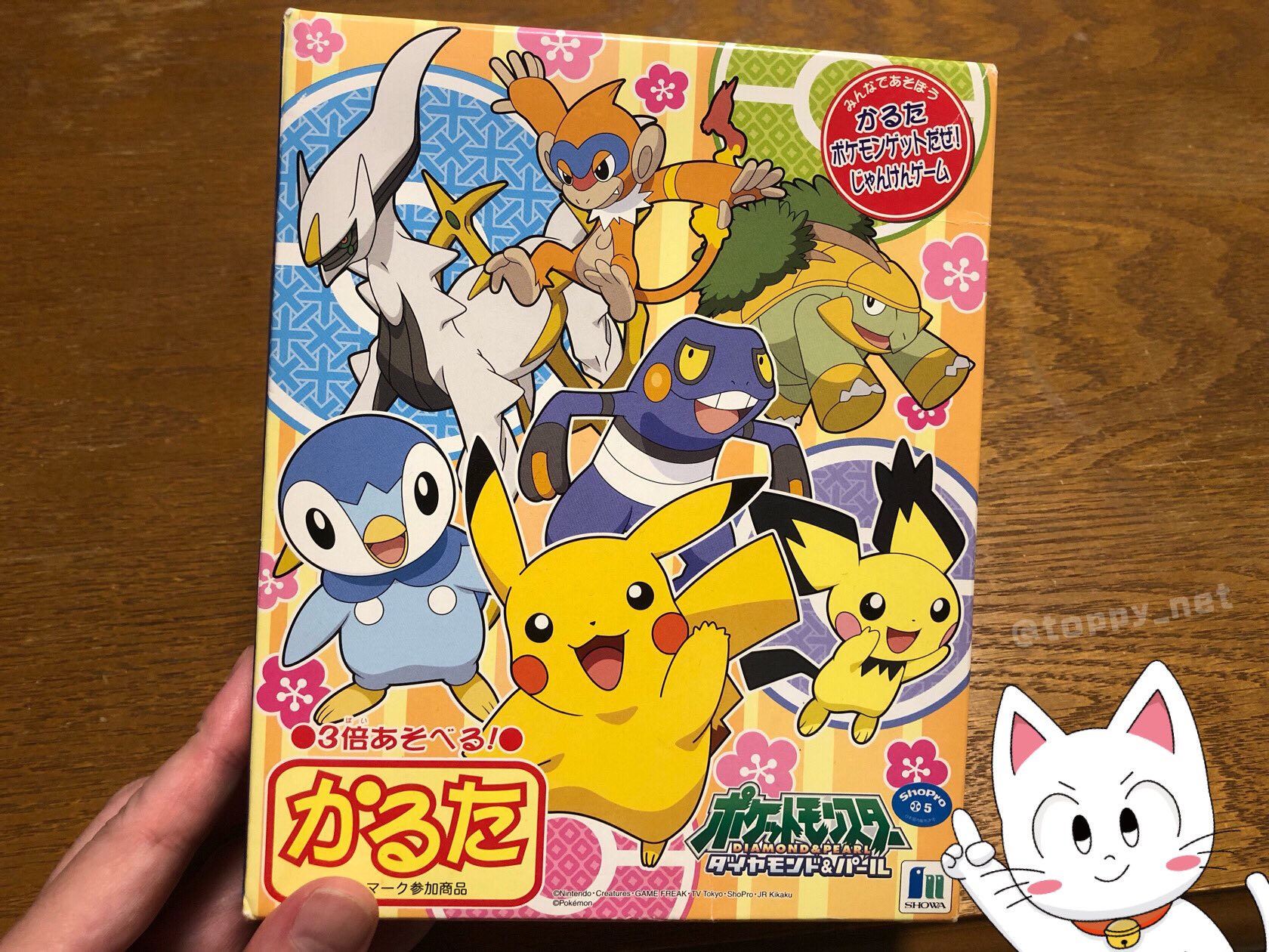 Toppy 川合登志和 Auf Twitter 娘 7 がいとこたちとポケモンかるた してると思ったら これは いまは社会人の甥っ子が子どもだった頃に買ったリアルにダイパなかるた T Co Ccrr4aprc9 Twitter