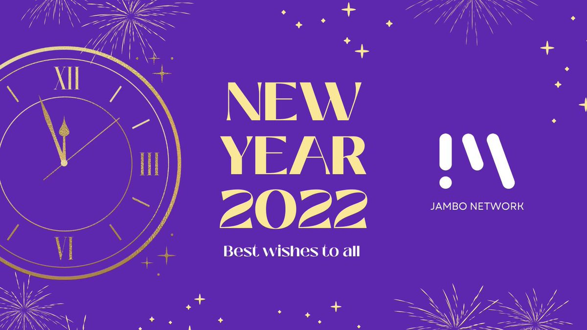 Happy New Year 2022
Wish you all best ! ❤️ 
 
#NewYear2022 #Jambo