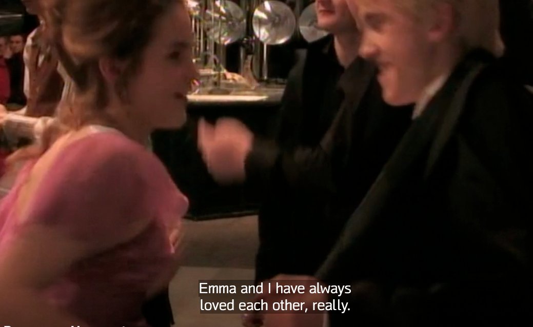 dearadolin's tweet photo. This is so hilarious. 😂😂😂 #ReturnToHogwarts #EmmaWatson #TomFelton https://t.co/Pu7osuk8bT