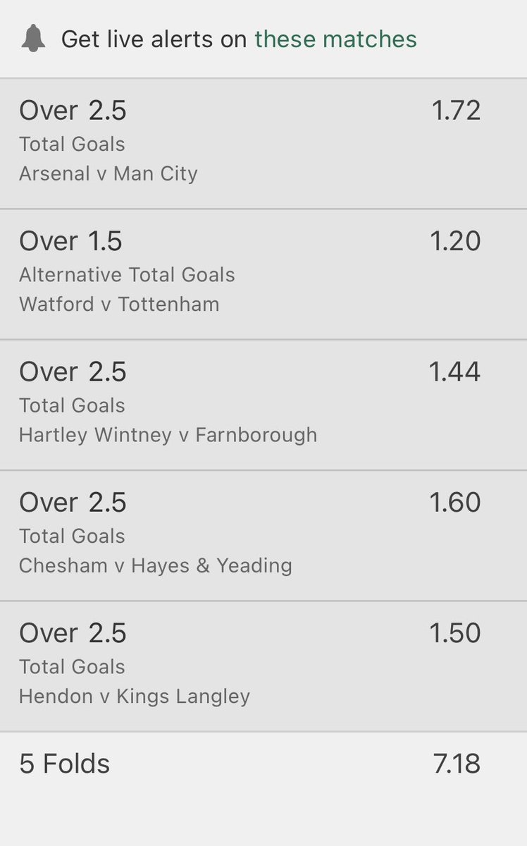 Betmachinepro's tweet image. 4 team 7/1 goals acca! 🚨