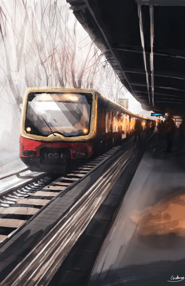 endarlike's tweet photo. @SBahnBerlin Station at my school 🙇🏼‍♀️✏️ tried to sketch realistic for the first time! https://t.co/1z3aHTm9G3