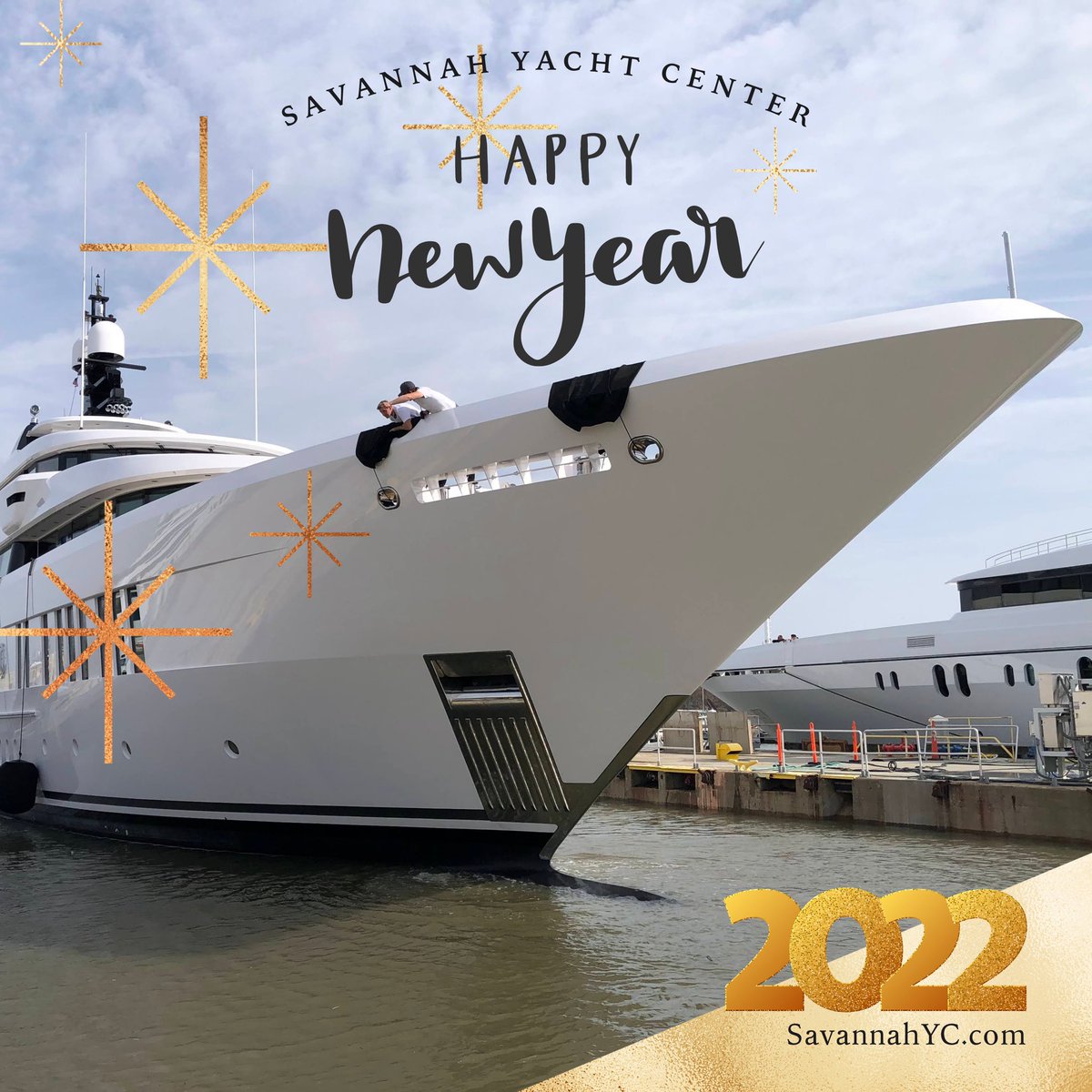 SavYachtCenter's tweet photo. It’s time to make way for the new…
Wishing everyone a Happy New Year! May it be filled with new voyages and new adventures!
#Superyacht #Megayacht #RefitandRepair #Shipyard #Refitshipyard #Yachting #MegaYachts #superyachtrefit https://t.co/F3OlgTynam