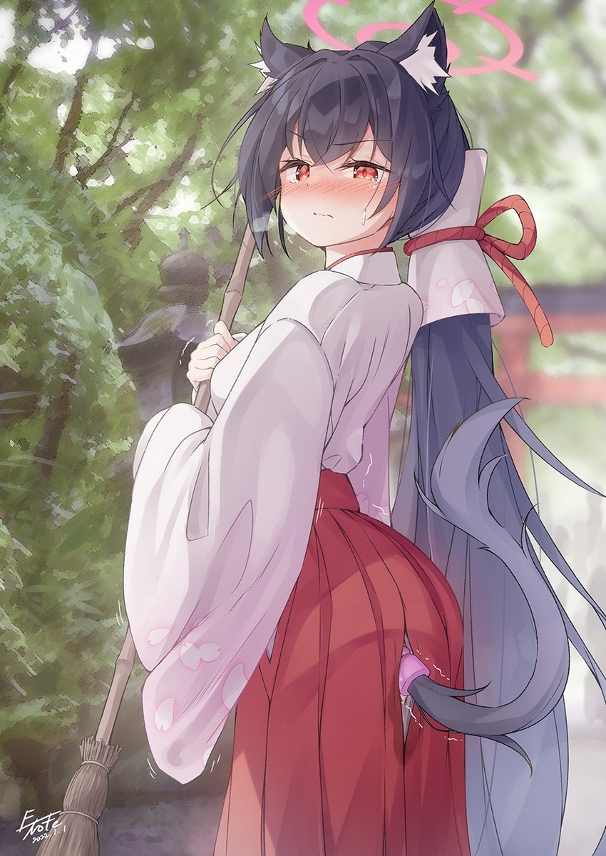新春の巫女セリカに尻尾が生えました🐈
#ブルーアーカイブ 