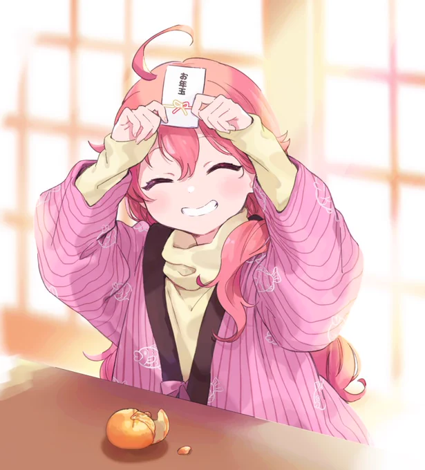 おでこにお年玉かわいいにぇ
#miko_Art 