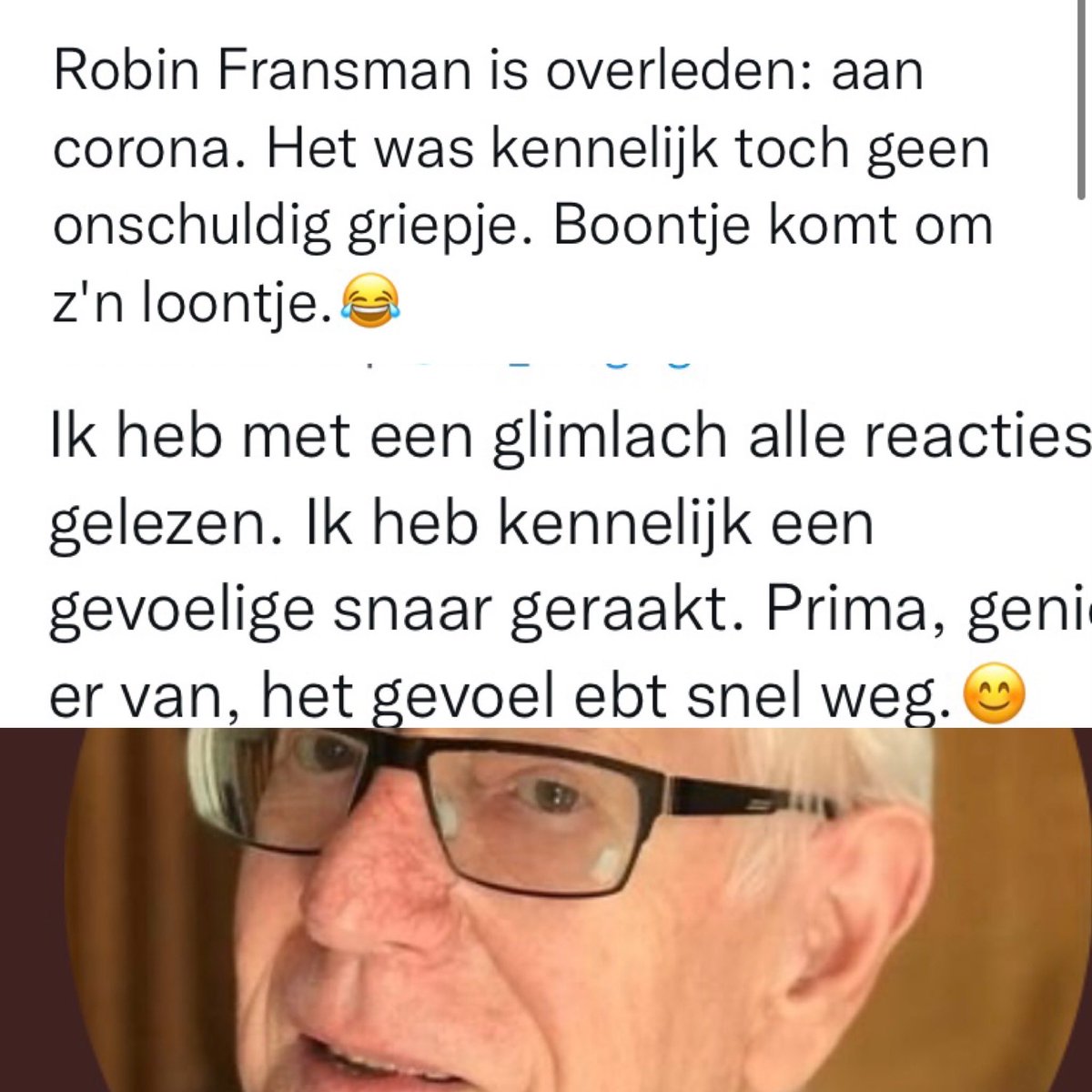 Jaikvinderwatv1's tweet photo. Gisteren heb ik mezelf nog in bedwang kunnen houden. Maar vandaag niet meer! Kwaadaardigheid heeft een gezicht: Gerrit Klaas Verboom. @g_verboom #2januariAmsterdam #haatzaaier #robinfransman https://t.co/AV1FQAi3m3